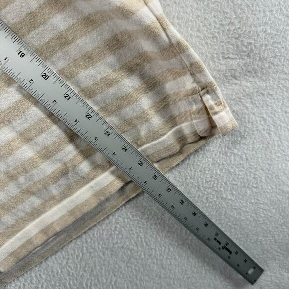 Vintage Elandale Polo Shirt Mens Large Pink White Striped Knit Mob Old Money 90s - Picture 6 of 10